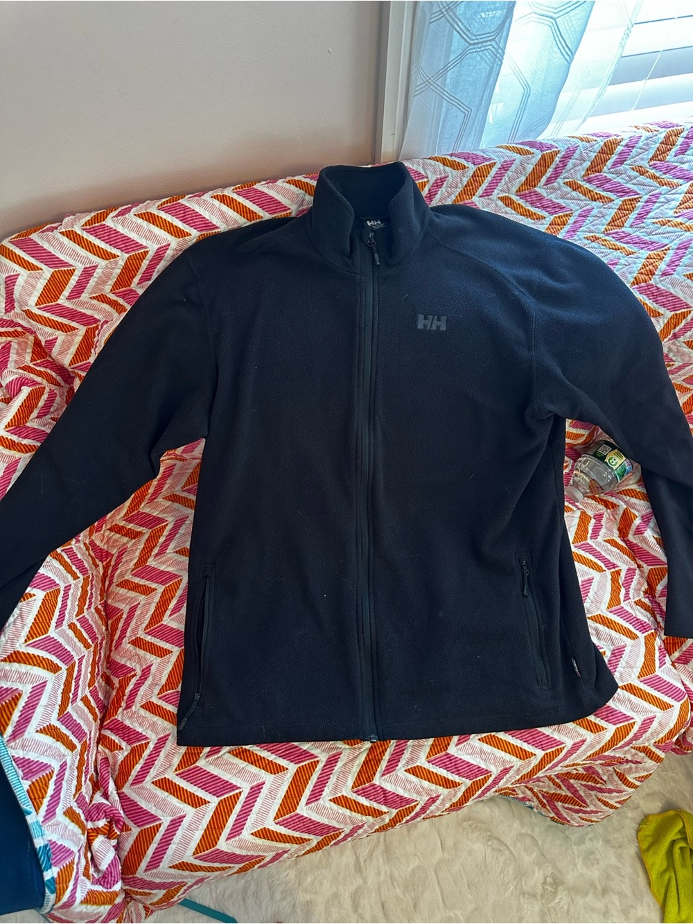 Helly Hansen Black Men's Lightweight Fleece Jacket